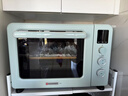 海氏（Hauswirt）C40三代电烤箱家用烘焙多功能发酵一体机食品级搪瓷内胆智能菜单 湖水绿 40L 【国家补贴】 实拍图
