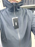京东京造春秋穿山甲300冲锋衣男女单冲户外防水夹克硬壳外套 曜石黑XL 实拍图