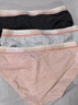 蕉内301S女士内裤精梳棉7A抗菌撞色腰带性感中腰运动透气三角礼盒3件 实拍图