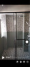 东鹏淋浴房浴室隔断淋浴隔断一字卫生间干湿分离玻璃推拉门可下沉式 1.5-1.59m/高2m 双阻尼缓冲 极窄不锈钢 304不锈钢边框【枪灰/雅黑可选】 实拍图