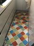 家用厨房地垫卫生间入户门脚垫玄关卫浴吸油吸水长条垫卧室床边毯 GZN-复古彩砖 80cm×200cm 实拍图