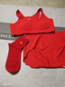 婷美女童红色本命年内衣套装2026马年衣服儿童少女发育期文胸背心12岁 实拍图