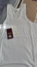 雅鹿男士背心男纯棉四季青年透气背心汗衫运动打底衫大码无袖内衣 100%棉背心-白色 L 建议体重100-120斤 实拍图