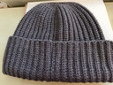回力（Warrior）针织帽子男冬季大头围户外休闲毛线帽女大头粗线显脸小保暖堆堆帽 针织灰【秋冬热卖款】 高弹力【55-62CM】 实拍图