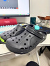 卡骆驰（CROCS）洞洞鞋贝雅男鞋女鞋轻便耐磨一脚蹬拖鞋休闲鞋|10126 黑色-001 41 /42(260mm) 实拍图