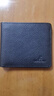 稻草人男士钱包短款头层牛皮商务百搭休闲皮夹横款两折票夹多卡位钱夹 黑色91606 实拍图
