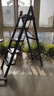 华恺之星梯子人字梯家用梯子楼梯折叠梯子多功能花架梯凳子TZ57五步黑 实拍图