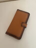 鹿师傅手工植鞣头层牛皮装两台手机包可充电质感搭扣证件银行卡收纳小巧 渐变棕【头层牛皮】 实拍图