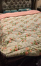 富安娜汐颜 抑菌纤维冬厚被子冬季 双人纯棉面料被芯 约7.5斤230*229cm 实拍图
