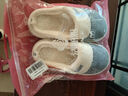 洁丽雅（Grace）棉拖鞋男士秋冬季室内防臭防滑居家保暖厚底踩屎感拖鞋男款冬天 实拍图