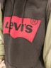 Levi's【特价来袭】李维斯情侣同款经典宽松休闲logo套头连帽卫衣 黑色 19622-0005 M 实拍图