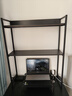 旻昱办公室桌面多层整理架小架子简易书架小型铁艺置物架书桌上收纳架 加高款70*24cm碳纤维纹路+黑架 实拍图