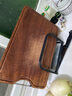 双枪乌金檀菜板 百年龄整木砧案板家用切菜食品抗菌防霉实木40*27*2.5 实拍图