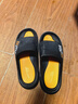 回力运动拖鞋男浴室内户外减震防滑厚底凉拖鞋HL39651黑黄色40-41码 实拍图