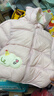 巴拉巴拉童装儿童羽绒服宝宝男女童2025冬装新款婴儿外套保暖上衣泡芙羽绒 粉色小苹果60356-白鸭绒 110 （充绒量93g 适合3-5岁） 实拍图