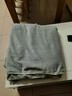 南极人（Nanjiren）牛奶绒被套200x230cm单件冬季加绒加厚1.5被罩珊瑚绒法兰绒被子套 贝壳边-高级灰【双面加绒】 200x230cm-单被套 实拍图
