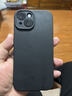 品胜 适用苹果15手机壳 iPhone15柔性液态壳全包防摔防磨防震亲肤男女款超薄保护套软壳 黑色 实拍图