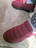 鮟鱇 冬季加绒棉鞋老北京布鞋女中老年防水妈妈鞋AK78896 红色 40  实拍图