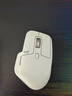 罗技（Logitech）大师系列 MX Master 3S 无线蓝牙鼠标 人体工学 办公 静音鼠标 高端 珍珠白 带无线接收器 实拍图