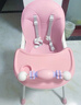 三条小鱼宝宝餐椅多功能可折叠便携儿童餐桌椅婴幼儿小孩可调节吃饭桌座椅 樱花粉【折叠+万向轮+调节】 实拍图