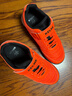 卡尔美（KELME）儿童足球鞋魔术贴免系带碎钉TF透气学生球鞋6873003 荧光橙 33 实拍图