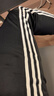 阿迪达斯 （adidas）长裤男女秋季宽松透气直筒裤跑步运动防风休闲裤 黑白 XL 实拍图