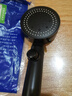 海立增压花洒喷头浴室洗澡淋浴头手持高加压莲蓬头黑色单头ZH241 实拍图