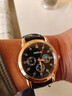 【网红爆款】商务腕表石英运动表休闲皮带男女手表 黑色 实拍图