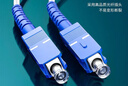山泽 皮线光纤跳线 SC-SC电信级单模单芯光缆光纤尾纤 低烟无卤 1芯3钢丝室外光纤线 200米TFH13-200H 实拍图