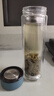 明霞玻璃杯双层大容量水杯便携车载男女泡茶杯子MXCGG3603-ST450 实拍图
