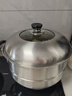 苏泊尔SUPOR 好帮手304不锈钢双层复底32cm蒸锅汤锅高拱盖蒸笼SZ32B5 实拍图