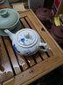 长物居茶壶功夫茶具陶瓷泡茶壶手抓壶景德镇青花瓷小茶壶陶瓷泡茶器家用茶水壶泡茶茶杯茶具壶冲茶沏茶 清荷 实拍图