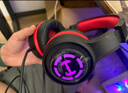 漫步者（EDIFIER）HECATE G1 Pro USB7.1声道游戏耳机电竞耳麦头戴式电脑网课办公麦克风吃鸡有线耳机 黑红色 实拍图
