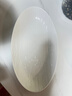 奥美优陶瓷椭圆形鱼盘家用蒸鱼盘子碟子高级感菜盘商用餐具流沙白12寸 实拍图