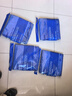 海斯迪克 HKY-71 多用途清洁抹布 擦玻璃搞卫生厨房地板洗车毛巾 酒店物业清洁抹布30×60cm 蓝色（10条/包） 实拍图