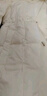 太平鸟女装冬季双面呢拼接羽绒服A1ACD4288 米白 M （建议拍小一码） 实拍图