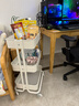 宜家（IKEA）拉斯克家居小推车三层置物架移动茶水桌客厅咖啡桌厨房储物收纳架 【升级款】白色大号 35*45*77cm 实拍图