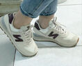 NEW BALANCE NB574官方休闲鞋女鞋复古舒适秋冬透气网鞋轻便百搭潮流运动鞋 米白色 WL574RCF 37 (脚长23.5cm)尺码详询客服 实拍图