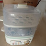 志高（CHIGO）煮蛋器 单双层蒸蛋器小蒸锅 智能定时自动断电 国家补贴 早餐煮鸡蛋神器一体机2-3人 JPZDQ859 实拍图