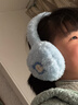 蕉内520C儿童耳罩男女童耳套可爱动物宝宝大童秋冬季保暖珊瑚绒耳包 露珠蓝-树懒 F 实拍图