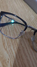 万新（WAN XIN） 近视眼镜防蓝光辐射非球面现片配眼镜框男女0-1500度配成品眼镜 金属-全框-2104SV-黑色 1.67多屏防蓝光镜片（近视特薄） 实拍图