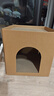 加仕高猫抓板窝瓦楞纸猫窝耐磨一体猫房子大号多猫封闭式双层猫咪纸箱屋 实拍图