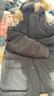 京东京造【进口极寒95鹅绒服】羽绒服男外套女冬季新款中长款 黑色 2XL 实拍图