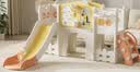 KIDDIPLAY儿童滑滑梯室内家用2至10岁宝宝滑梯秋千二合一攀爬架多功能乐园 橘小神童单滑梯+基础过道+平台 无规格 实拍图