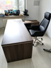 森菲亚老板办公桌领导大班台经理主管桌椅办公室单人大板桌 2.0米老板桌 实拍图