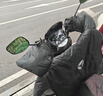 雅迪电动车挡风被电瓶车挡风被冬季加厚电瓶车挡风保暖——黑色 实拍图