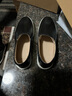 哚美哚尚 单鞋女平底乐福鞋女真皮平跟学生小白鞋女透气防滑软底百搭孕妇妈妈休闲小皮鞋女一脚蹬懒人鞋子女 全皮黑色 38 实拍图
