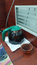 茶壶泡茶器整套茶具茶水分离玻璃耐热泡茶壶花茶套装茶漏 绿把一壶四杯 1000ml 实拍图