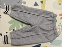 嘟嘟家女童加绒裤子冬装儿童冬季保暖长裤男童加厚休闲裤宝宝运动裤冬款 灰色 100 实拍图
