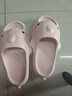 明星同款 高颜值2代萌鲨鱼厚底增高拖鞋防滑户外多巴胺拖鞋女士 粉色 36-37 实拍图